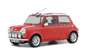 1:18 1997 Mini Cooper, red with Union Jack on the roof 미니쿠페 모형자동차 다이캐스트