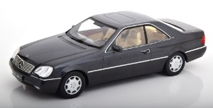1:18 KK-Scale Mercedes 600 SEC C140 1992 anthracit 한정판 1500대