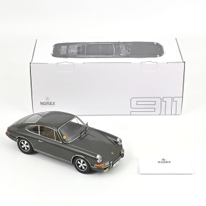 선주문 1:12 1972 Porsche 911 S, Slate Grey 자동차 다이캐스트 모형 수집용