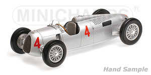 1:18 AUTO UNION TYP C - ACHILLE VARZI - 2ND PLACE GRAND PRIX AUTOMOBILE DE MONACO 1936 다이캐스트 아우디 자동차 모형