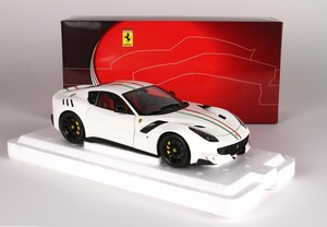 bbr 1:18 Ferrari F12 TDF 2016 Avus white w/Italian flag  다이캐스트 페라리 자동차 모형