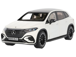 1:18 NZG Mercedes-Benz EQS SUV (X296) year 2022 diamond white 벤츠 다이캐스트 모형 딜러버젼