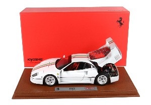 선주문 bbr 1:18 Ferrari F40 Bianco metallizzato with Display Case